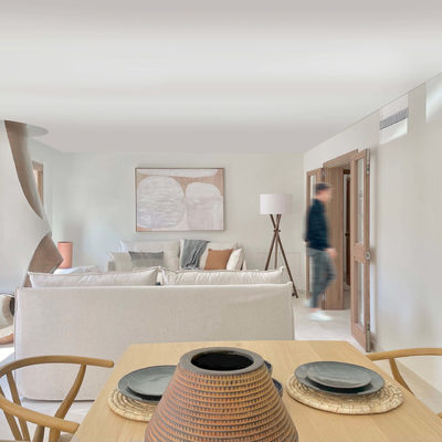 Salón / Comedor - Casa modernista en Pollença