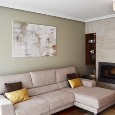 SALÓN CON CHIMENEA A 2 CARAS