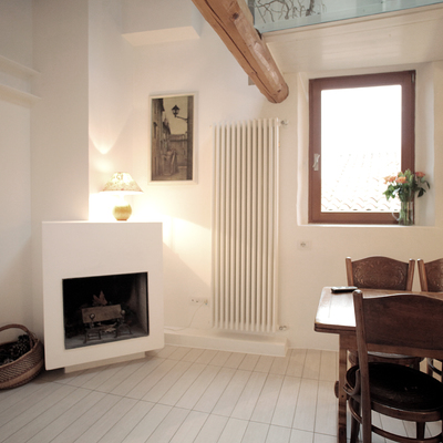 salón con chimenea personalizada