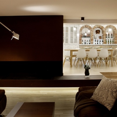 salon con comedor al fondo