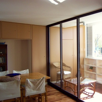 Salón con terraza interior 