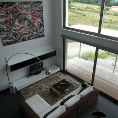 Salón de doble altura