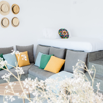 Salón - dormitorio dos alturas