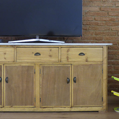 Salón - ladrillo visto