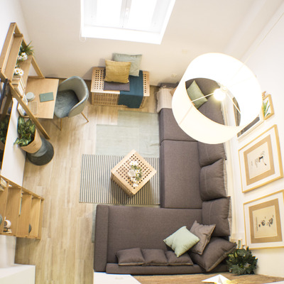 Salón visto desde habitación principal