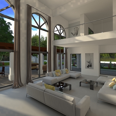 Salón vivienda en benahavis