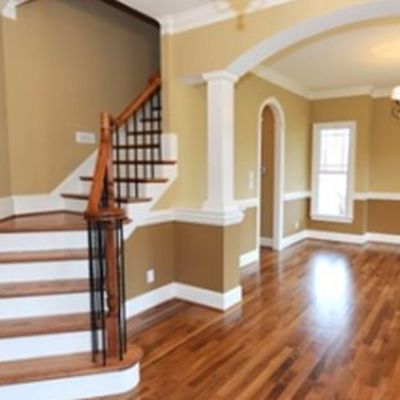 Pintura plástica en colores, trabajos varios .