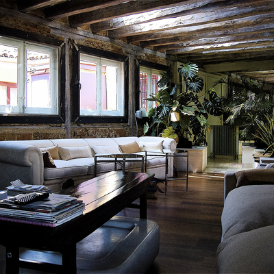 Salón desde un ángulo