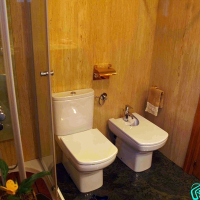 Sanitarios de Loza blanca con ahorro de agua del aseo reformado