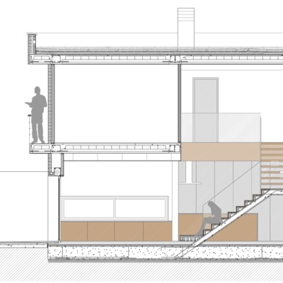 Vivienda entre medianeras