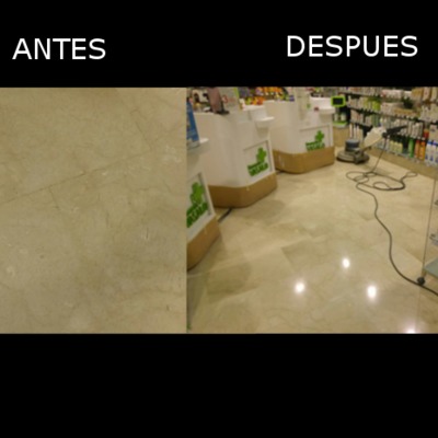 Semipulido de suelos de marmol