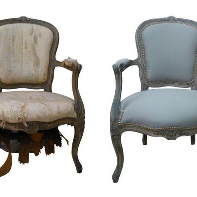 Silla antes y despues