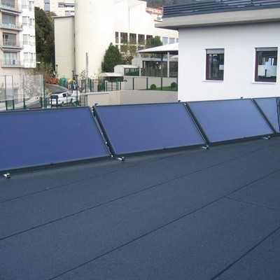 Instalación Solar Térmica en Colegio de Pasaia.
