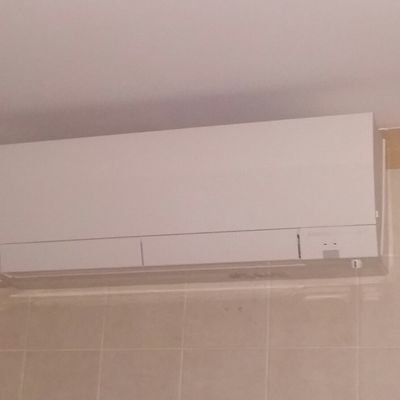 instalación de aire acondicionado.