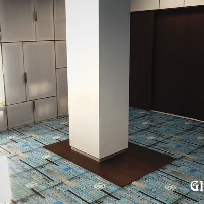 Suelos y escaleras de vidrio