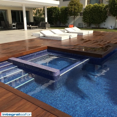 Tarima tecnológica Piscina