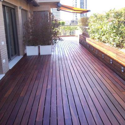 Reforma con tarima exterior