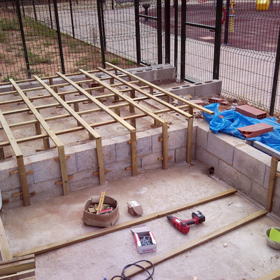 TARIMA EXTERIOR FIBERON PROFESSIONAL GRIS