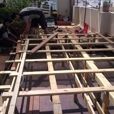 TARIMA EXTERIOR IPE EN ÁTICO