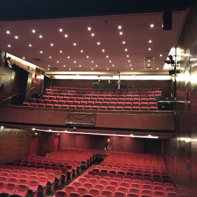 Instalación de iluminación Teatro bellas artes de Madrid.