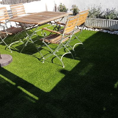 instalación de césped artificial