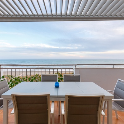 Terraza - pérgola bioclimática