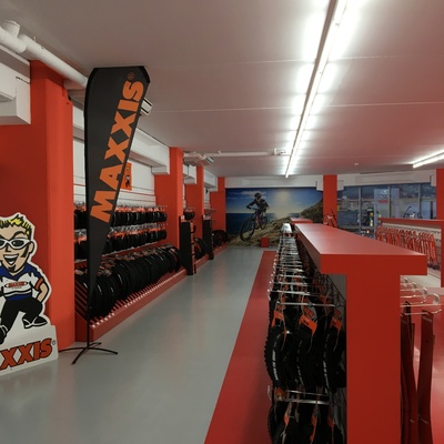 Tienda de bicicletas acabada