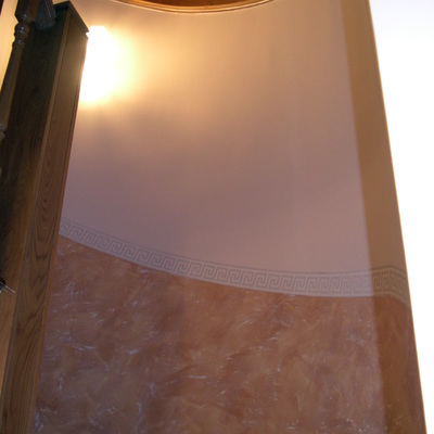 Tierras en tramo de escalera