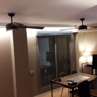 INSTALACION TIRA LED Y  VENTILADORES