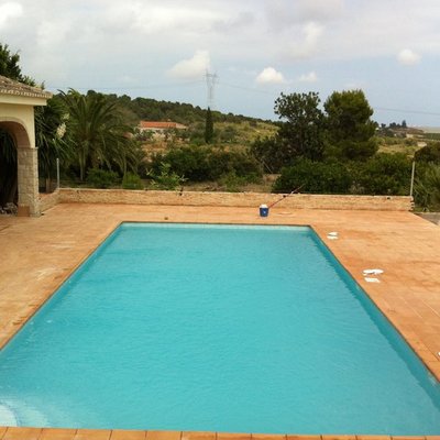 Proyecto de piscina y ajardinamiento