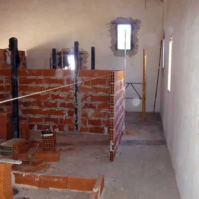 Trabajos de estructura y albañilería