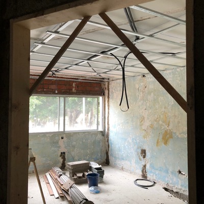 Reforma en la Plaza de los Patos (en construcción)