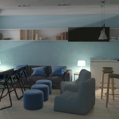 Transformación para sala de cina