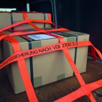 Malla y cintas de amarre