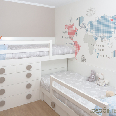 Una habitación infantil muy actual.