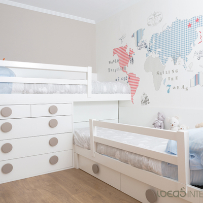 Una habitación infantil muy actual.
