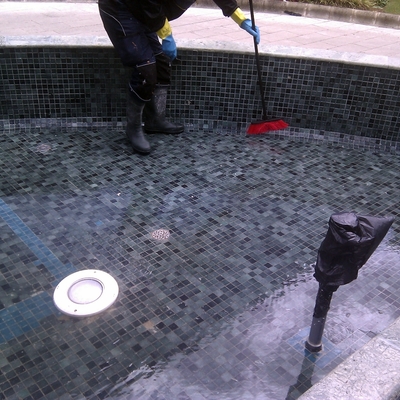 UNA VEZ IMPERMEABILIZADO Y PROTEGIDO