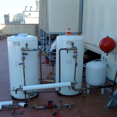 vasos de expansión y tuberías 