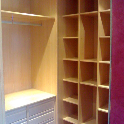 Vestidor de roble en Madrid