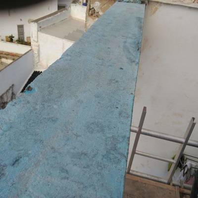 Reparación de viga en deslunado