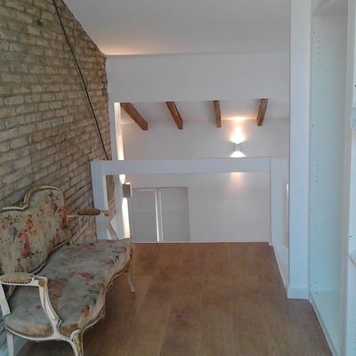 Vista Antes de Bajar por las Escaleras