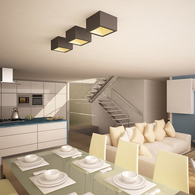 Vista cocina-comedor