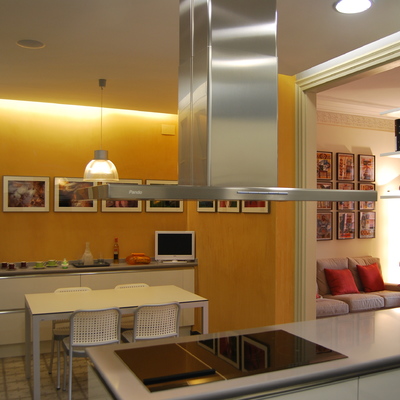 Vista cocina-comedor