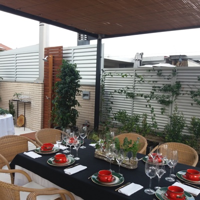 Vista comedor terraza