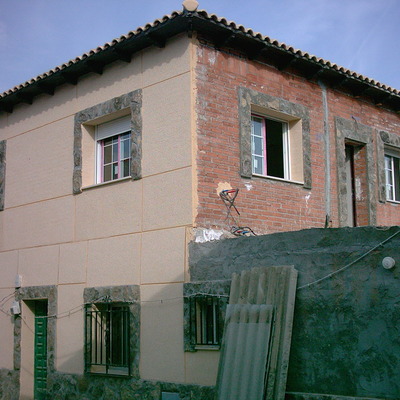 Vista de fase final de obra