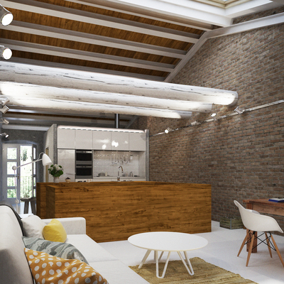 Vista de la sala de estar