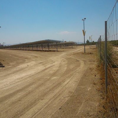 Vista de varias calles desbrozadas