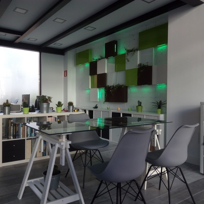 Vista de zona de trabajo