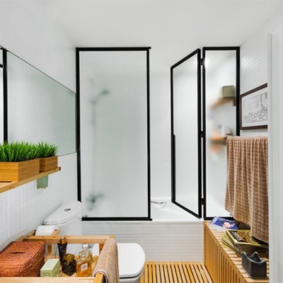 Vista del interior del baño.