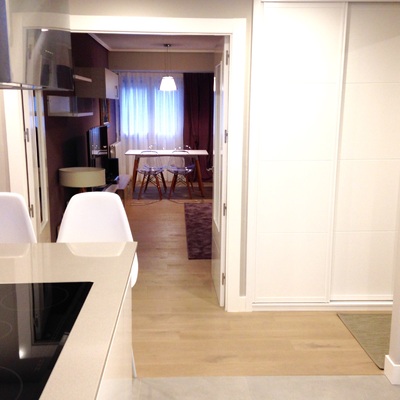 Vista del salon desde la cocina